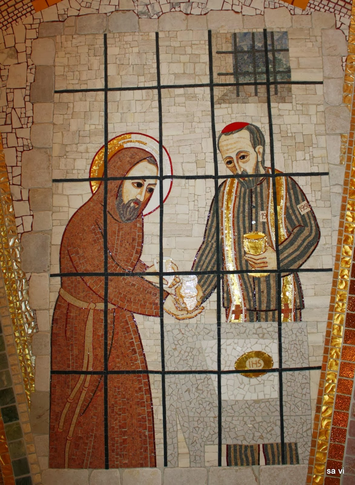 Pio látogatása Mindszenty bíborosná