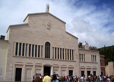Santa Maria delle Grazia ahol Pio atya szentmisézett
